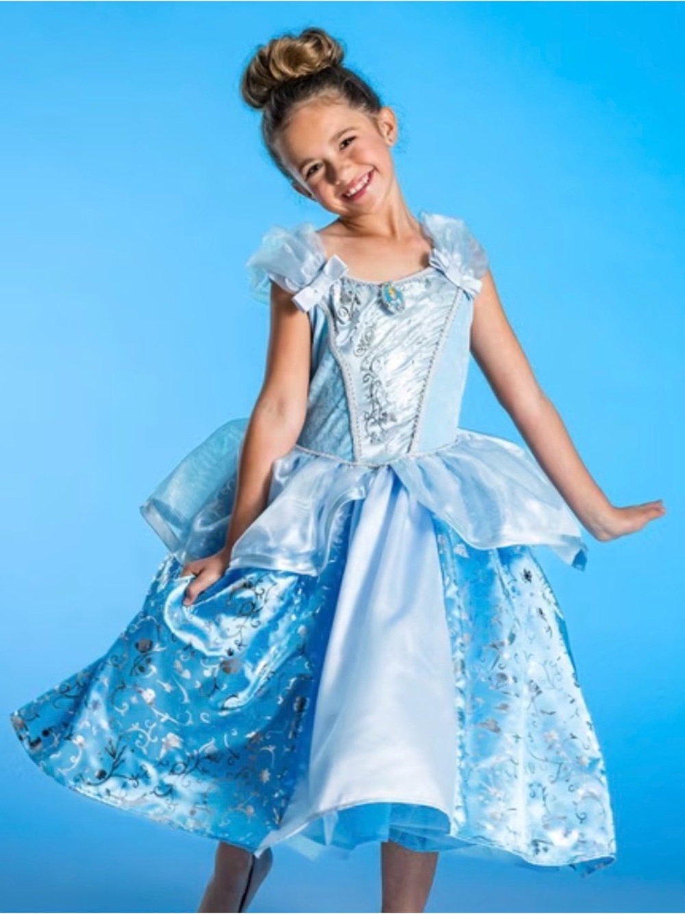 Disney princess Cinderella prestige costume Dress Fairy Tale Gown S/P 4-6X